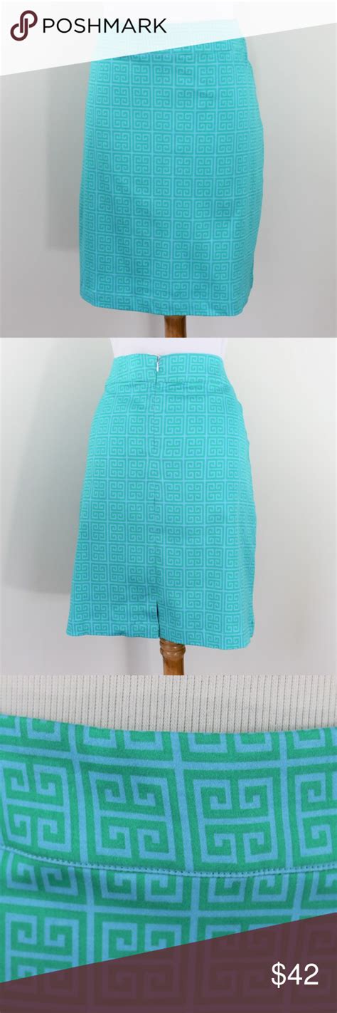 New Dizzy Lizzie Cotton Preppy Skirt Green 8 M 82 Preppy Skirt Green Skirt Midi Skirt
