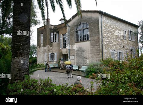 The Garden And House At The Renoir Museum Cagnes Sur Mer Alpes