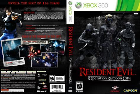 Resident Evil Operation Raccoon City Xbox 360 Game Covers X360
