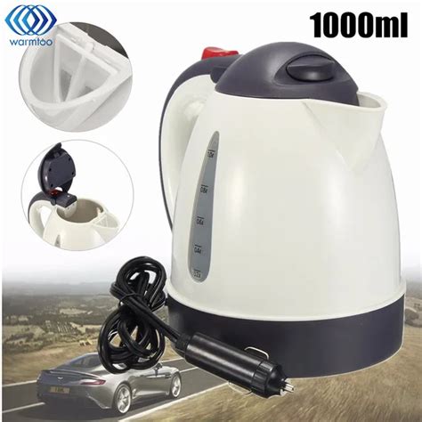 1000ml Car Hot Kettle Portable Water Heater Travel Auto 12v24v For Tea