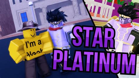 Using Star Platinum In Different Roblox Jojo Games Old Video Youtube