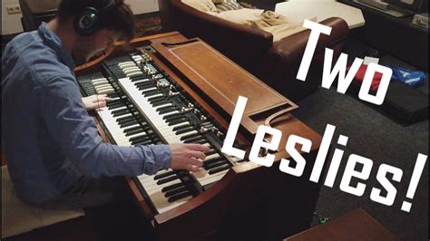 Double Leslie Hammond A100 B3 Organ Blues Youtube