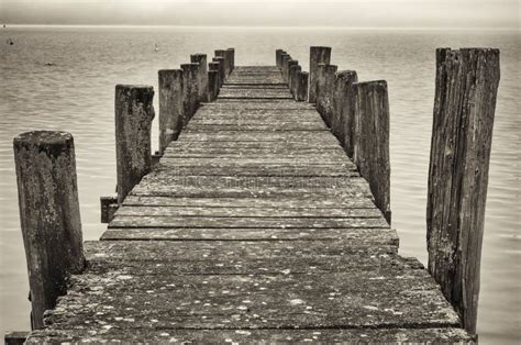 Old Wooden Jetty Stock Photo Image Of Obsolete Rustic 58416934