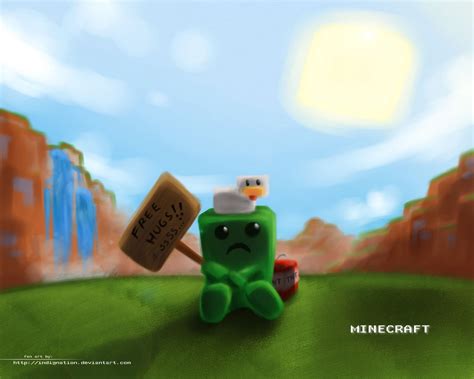 38 Funny Minecraft Creeper Wallpapers