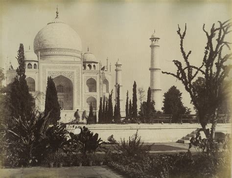 Taj Mahal Garden Th Century Rare Pictures Rare Photos Vintage Photographs Old Photos Om
