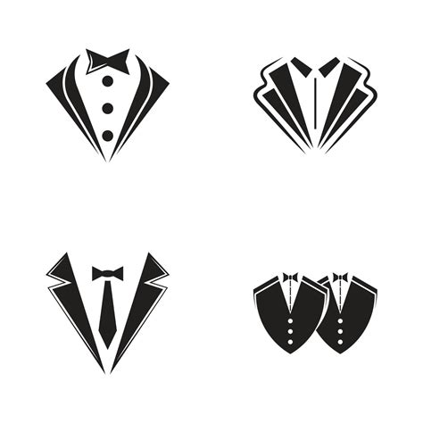 Classic Tie Icon And Suit Fashion Men 22999943 Vector Art At Vecteezy