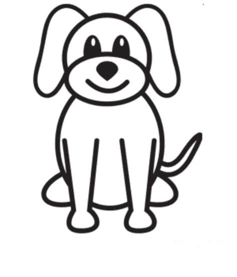 Dog Drawing And Sketches For Kids Kids Art And Craft