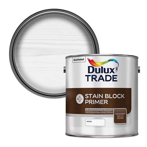 Dulux Trade Stain Block Plus White Matt Stain Block Paint 25l