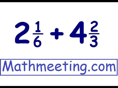 How To Add Fractions With Mixed Numbers Step By Step