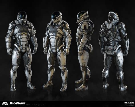 Mass Effect Andromeda Art Dump Armor Concept Sci Fi
