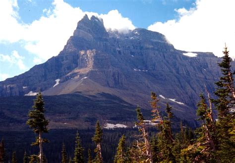 The Back Of Mount Wilbur 9303 Glacier National Park Mt 1968