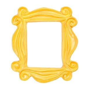 Just try to think of nice calm things. Monica's Peephole Frame from Friends TV Show: Amazon.co.uk: Kitchen & Home