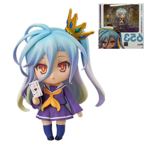 Buy No Game No Life Shiro And Jibril Figure Mini Anime Action Figurine