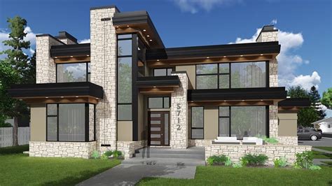 House Plan 81189 Contemporary Modern Style Plan With 4653 Sq Ft 3