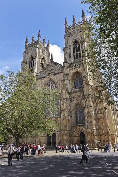 A View Of The York Minster Western Towers Editorial Stock Image Image