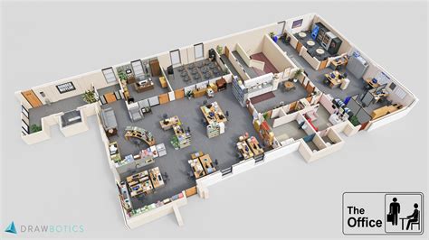 The Office Floor Plan Not Sure Who Made It Dundermifflin