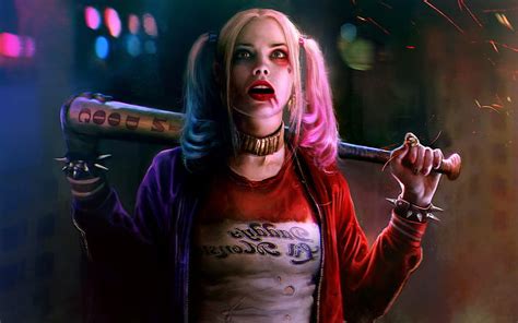 Follow the vibe and change your wallpaper every day! HD wallpaper: DC Comics, Harley Quinn, Margot Robbie ...