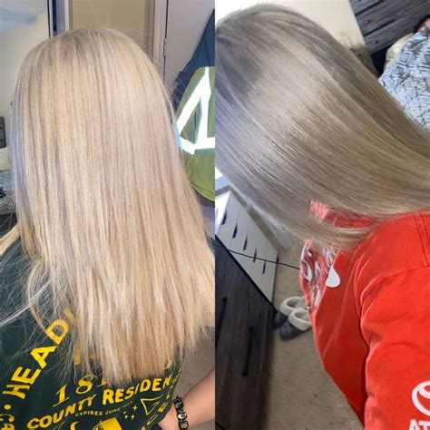 Wella T14 Toner Before And After Wella Hair Long Hair Styles Hair