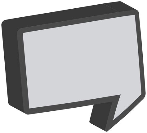Free Speech Bubble 3d 1195508 Png With Transparent Background