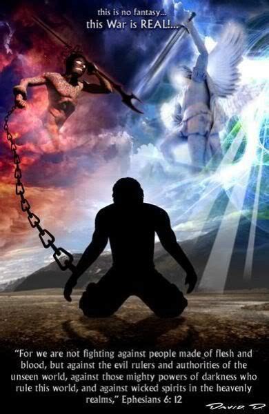 Spiritual Warfare Demonic Strongholds Prophetic Art Jesus Christ