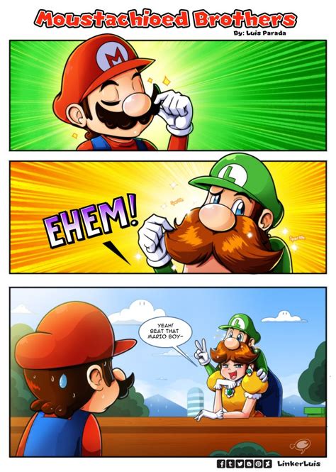 Moustachioed Brothers Mario Funny Mario Comics Super Smash Bros Memes