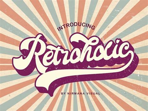 Retroholic Free Vintage Font Download By Kendrick Smith On Dribbble