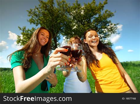 Girlfriends On Picnic Free Stock Images And Photos 18577168