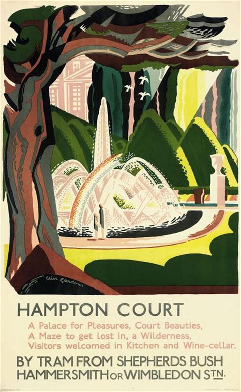 Hampton Court Alfred Clive Gardiner 1891 1960 London Transport