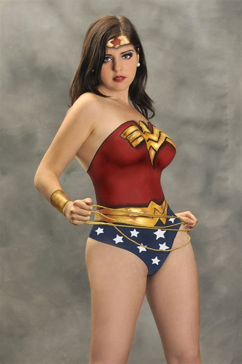 Wonder Woman 1 Modelo Mimi Calizaya Makeup Bodypaint G Flickr