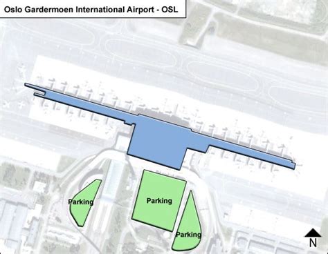 Oslo Gardermoen OSL Airport Terminal Map