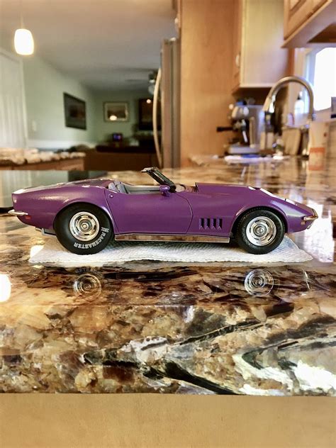 Gallery Pictures Amt 1970 Chevy Corvette Coupe Plastic Model Car Kit 1