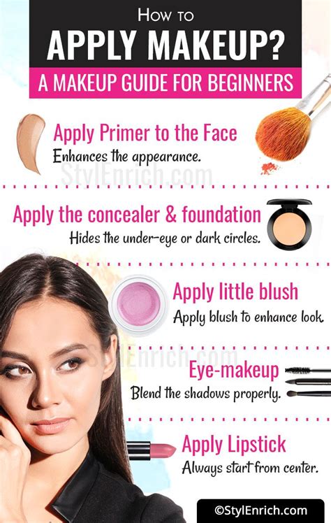 How To Apply Makeup For Beginners How To Apply Makeup Step By Step
