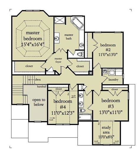 Floor Plan 2 Story 4 Bedroom Viewfloor Co