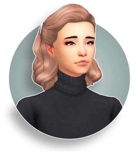 Pulled Up Curls Recolours At Seven Sims Sims 4 Updates