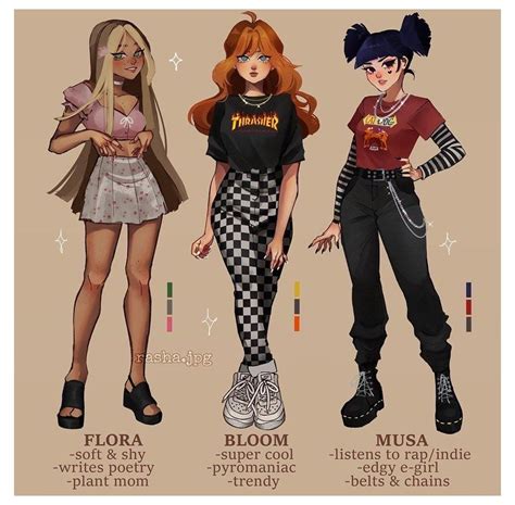 Egirl Aesthetic Outfits Drawing Canvas Earwax