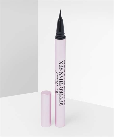 too faced better than sex easy glide waterproof liquid eyeliner at beauty bay
