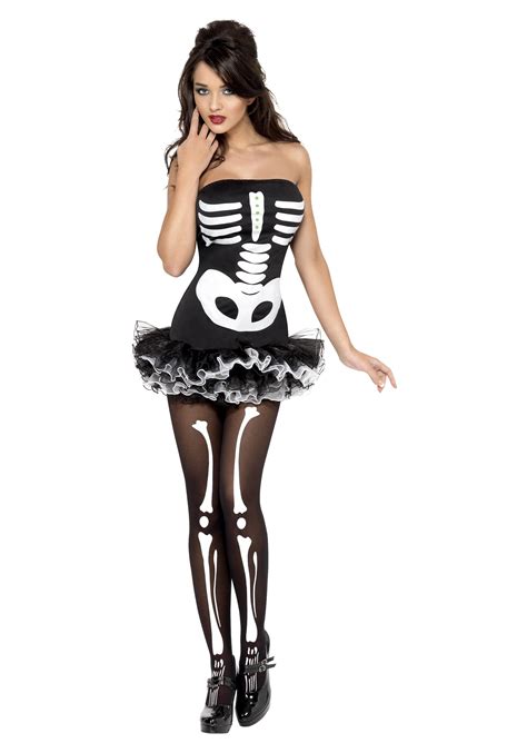 Womens Sexy Skeleton Costume