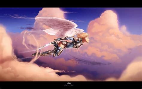 Angel In Flight By Mleth On Deviantart