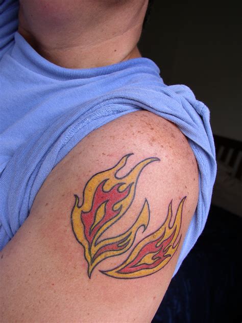 Phoenix On My Shoulder Tattoo Picture