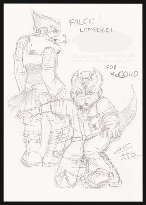 Fox Mccloud And Falco Lombardi By Diedott On Deviantart