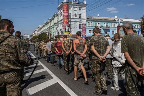 In Eastern Ukraine Rebel Mockery Amid Independence Celebration The New York Times