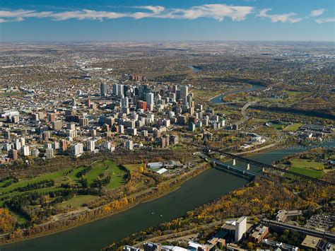 Aerial Photo Edmonton Alberta Canada