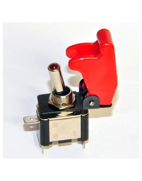 Ignition Switch With Aircraft Safety Switch Flip Up Cover 20a