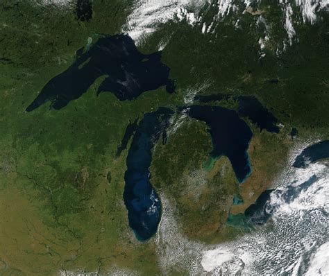 Nasa Visible Earth The Great Lakes