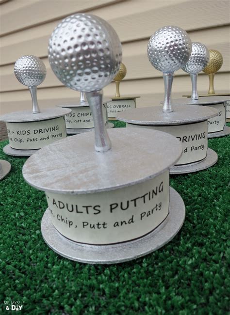 Diy Golf Trophies Education Pinterest Golf Trophies Golf And