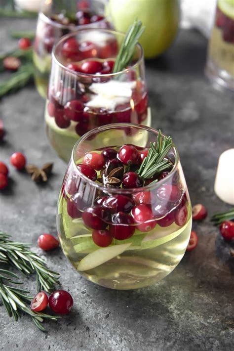 White Christmas Sangria The Crumby Kitchen