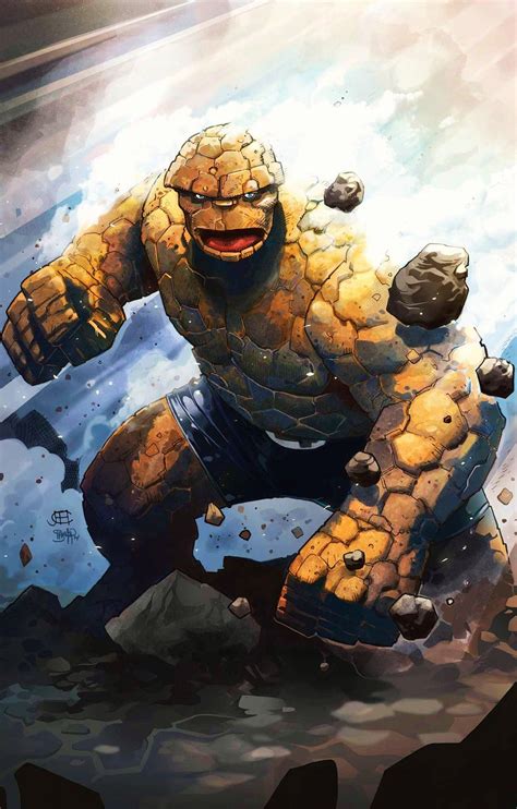 Fantastic Four 642 Cover Art Feat The Thing By Jim Cheung Marvel