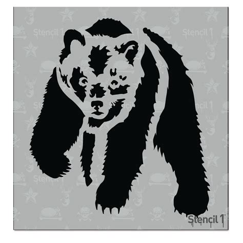 Bear Stencil Printable Printable World Holiday