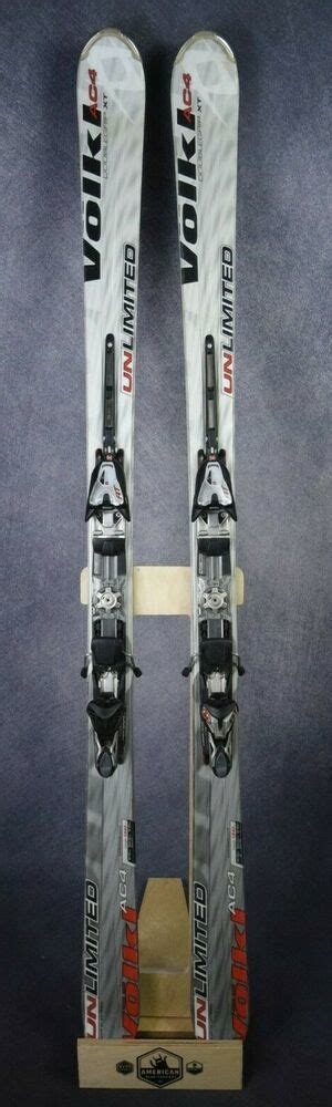 Volkl Unlimited Ac4 Skis Size 184 Cm With Marker Bindings Sidelineswap