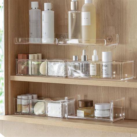 Acrylic Stackable Mini Organizer Containers And Shelves Style Degree